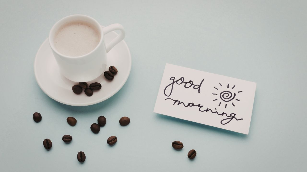 Good morning, be thankful for this moment - Anonymous